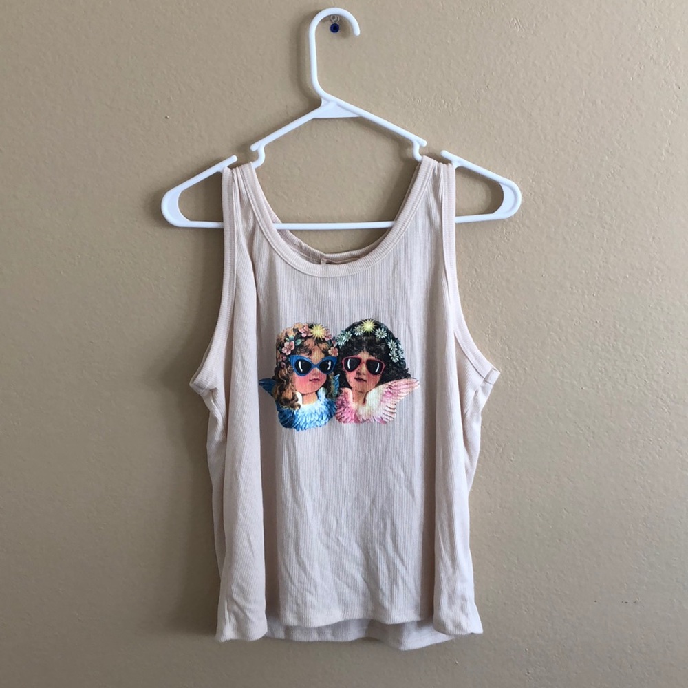 Cherub/Angel Sunglasses Tank Top